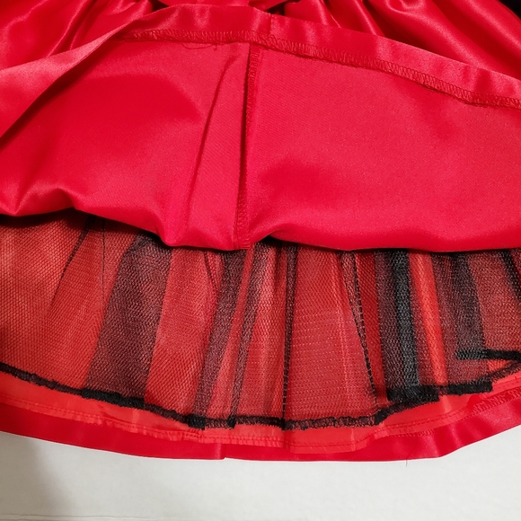 Rare Editions Gorgeous & Festive Holiday Black & Red Dress - Girls - Picture 5 of 7